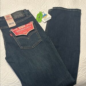 Levi's Dark Blue Performance 511 Slim Jeans